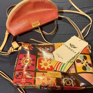 Consuela Crossbody AND small Consuela makeup bag